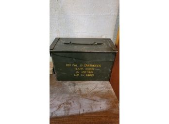 Military Ammo Box 620 Cal 30 Cartridges