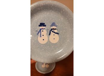 2 - 8' Snowman Plates