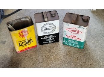 3 Vintage Cans