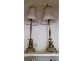 2 Candlestick Lamps