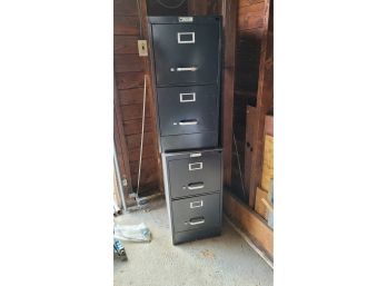 Pair Of 2 Drawer File Cabinets