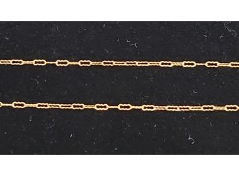 14k Gold Chain - 1.3g - 16' - Lot B