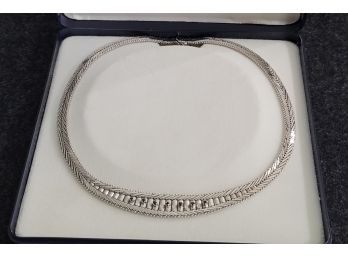 17' Long 835 Silver Necklace- Vintage From 1940s Austria - 40g - Lot E