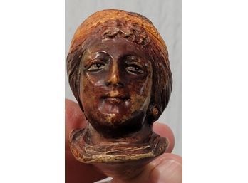 Meerschaum Lady Figural Head - 2' X 2' - Possible FR Rosenstiel - D