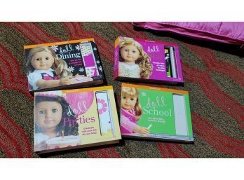 American Girl Doll Party Kits/craft Kits W/ Books - D