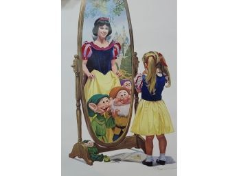 1987 Signed & Numbered Lithograph - The Fairest Of Them All  - Snow White - D