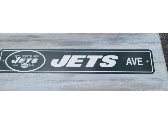 Jets Avenue Sign 24' X 4'