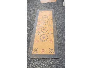 Hand Painted Floor Cloth
