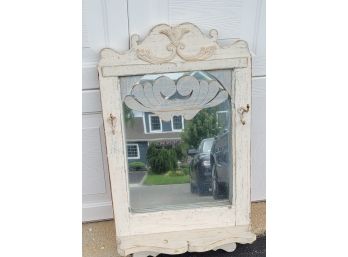 Antique Mirror With Shelf - 18 X 30 X 6' Deep Shelf