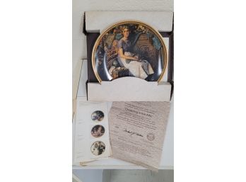 Dreaming In The Attic - By Rockwell- Knowles Plate