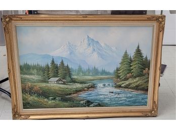 42' X 29' Oil Painting By W. Chapman