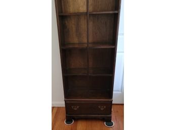 Wood Shelf With Bottom Cabinet