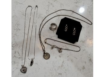 Mostly Sterling Jewelry Lot - Lot S