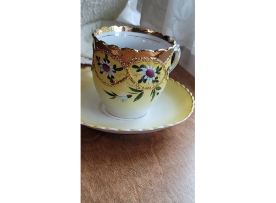 Yellow Cup & Saucer