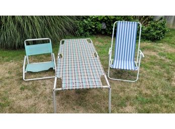 Beach Chairs And Cot