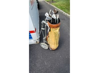 Golf Bag, Clubs & Cart