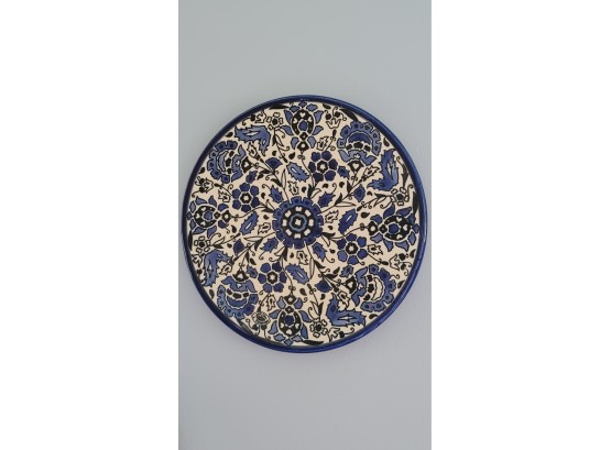 Hanging Blue & White Plate 8.5'