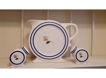Howard Kaplan French Country Store Pitcher, Salt & Pepper