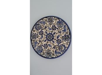 Hanging Blue & White Plate 8.5'