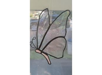 Stained Glass Butterfly- Body Was Glued - 7' Tall