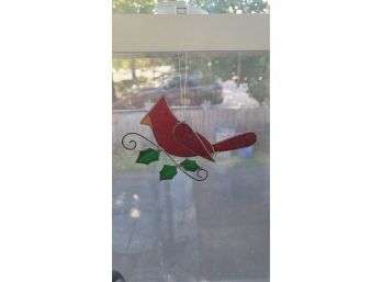 Stained Glass Cardinal - 7' Long