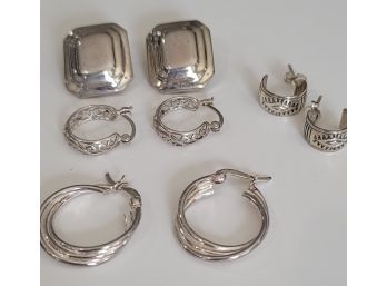 Sterling Silver Earring Lot- 20.7g