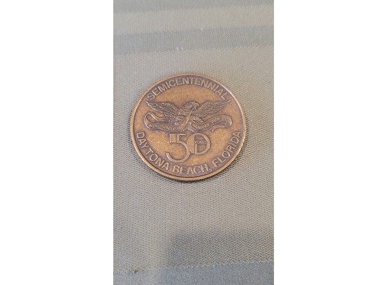 Semicentennial Daytona Beach Coin