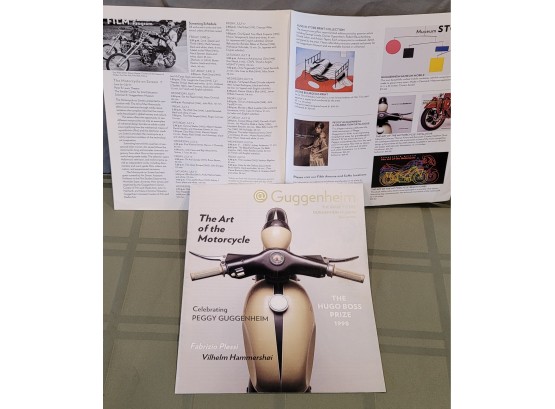 Summer 1998 Guggenheim Guide - The Art Of The Motorcycle- 2 Of These