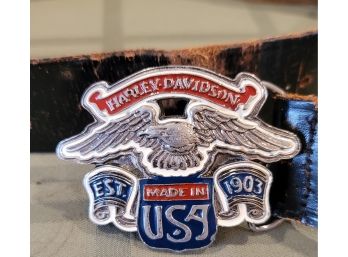 Harley Belt And Buckle - 38