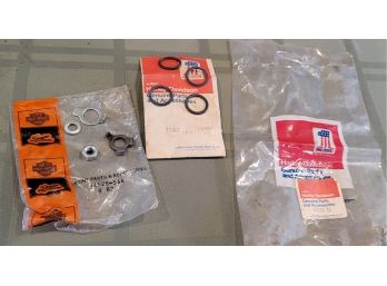 3 Harley Davidson Vintage Parts Bags Not Complete