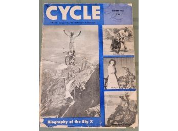 Rare- October 1953 - Worlds Largest Monthly Motorcycle Circulation