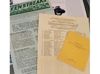 1954 - Constitution Suffolk County Motorcycle Club & Midnight Run Paperwork