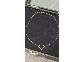 17' - 14k Heart Necklace - .9g -   D