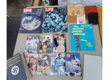 Vintage TV Guides, Life, Mercedes Benz C Class Operator Manual& More