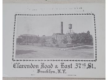 Antique Photo- Clarendon Road & East 37th St Brooklyn
