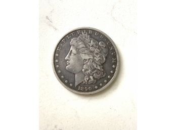 1890 Silver Morgan Dollar -J