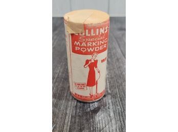 Vintage Sealed Collins Special Marking Powder