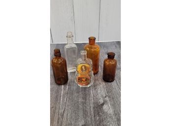 Amber And Clear Bottles- 6'