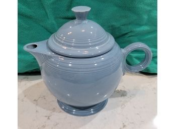Blue Fiesta Teapot With Lid