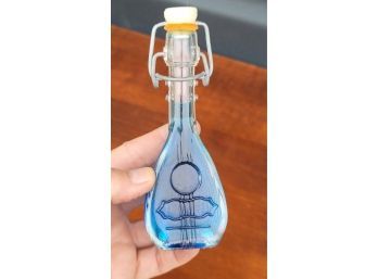 Vintage Mini Liquer Bottle - Curacao?