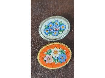 Italian Mosaic Pins