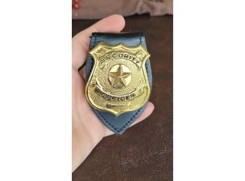 Security Officer Badge And Holder