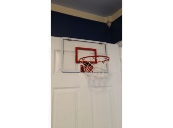 Over The Door Basket Ball Hoop With Ball