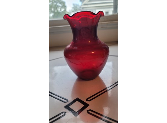 5.5' Royal Ruby Vase