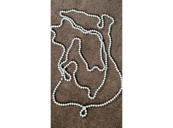 Absolutely Huge 122' Faux Pearl Strand - Great For Costumes