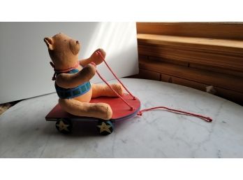 Bear On A Pull Toy