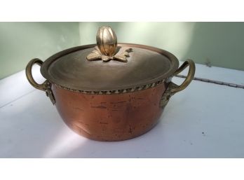 Copper Pot Made In Italy - 9.5'