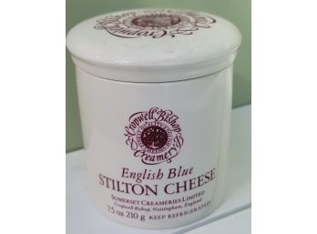 Ceramic Stilton Cheese Canister - 3.5'