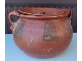 Covered Clay Pot
