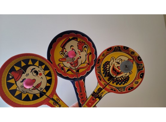 Vintage New Years Eve Clackers & Noise Makers